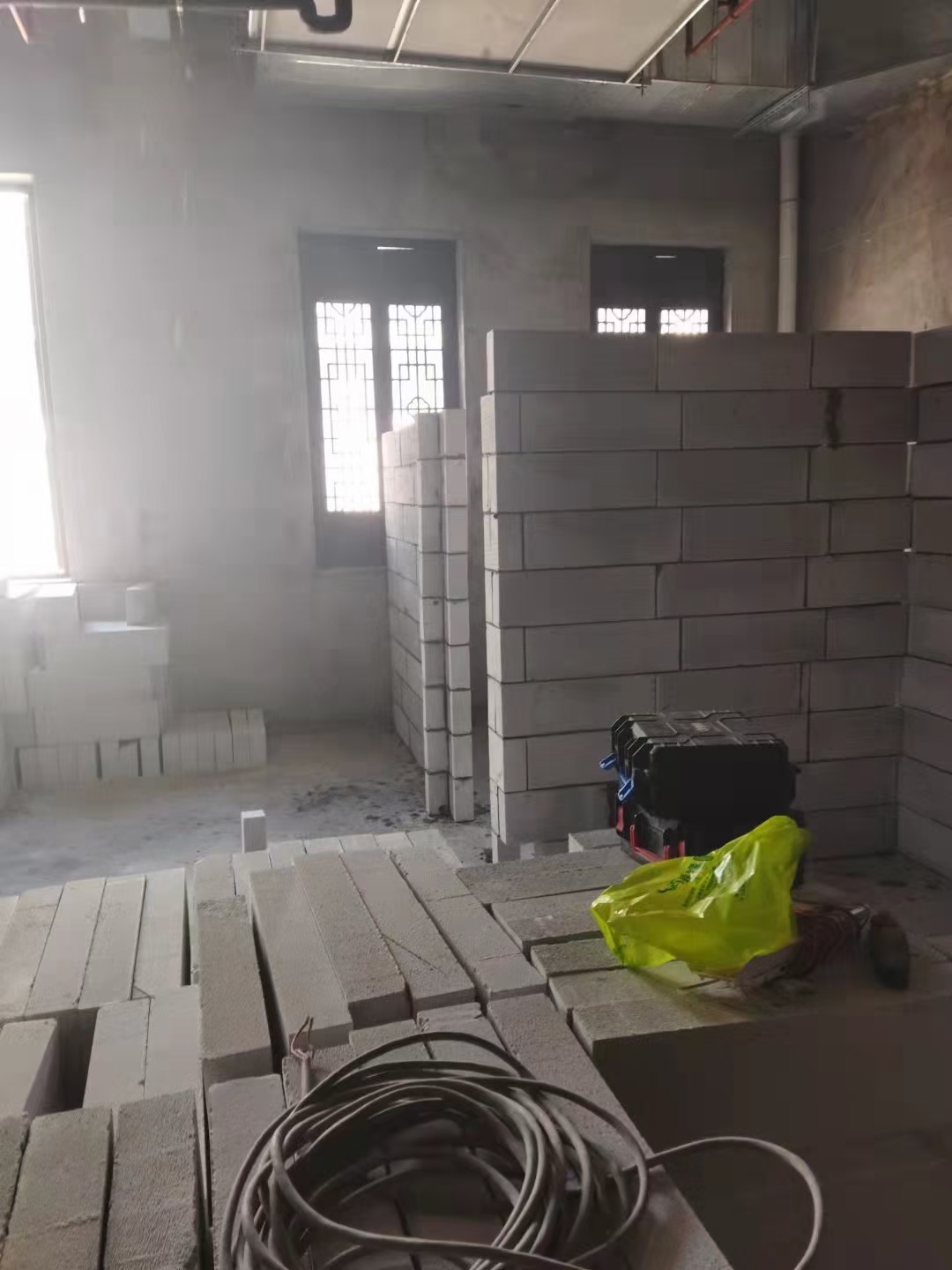 加气砖隔墙应用场景